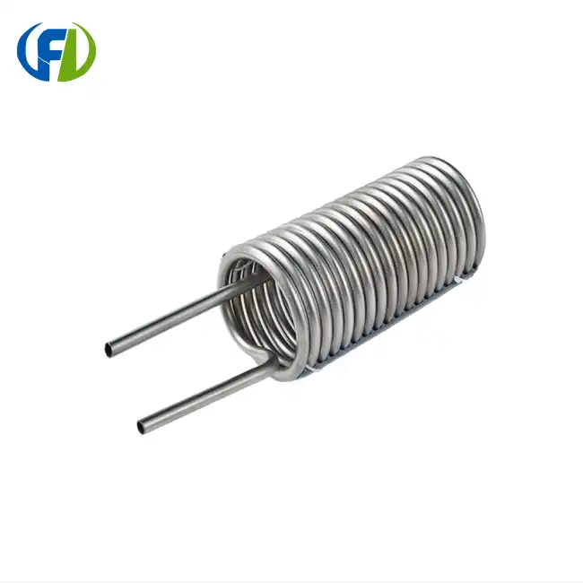 Pure Titanium Coil For Swimming Pool Heat Pump Heat Exchanger